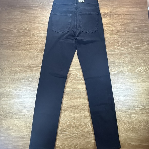 Gap 90s Straight High Rise Jeans Women's 27/4 Tall Black Denim NWT - Picture 10 of 10
